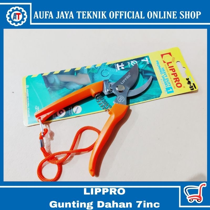 LIPPRO gunting tanaman, gunting ranting, gunting dahan, gunting setek tanaman