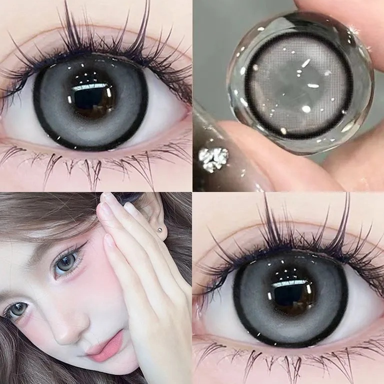 Best COD1 pasang lensa kontak warna diameter 14 MMlensa mata soflen soplen mata soflent softlensX2