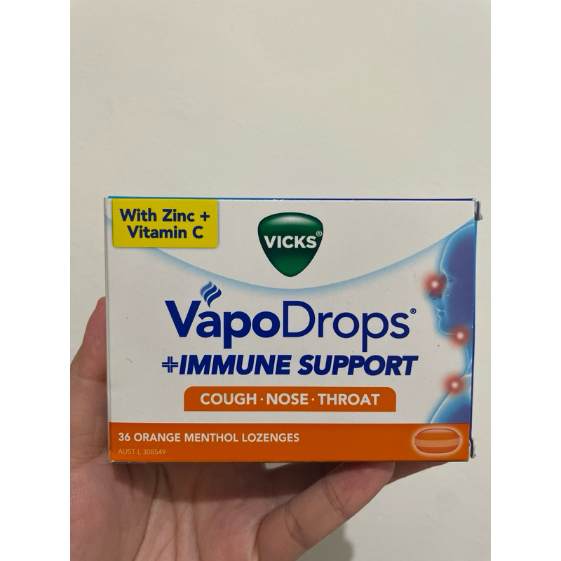 

Vicks Vapodrops Immune Support Orange 36 Lozenges