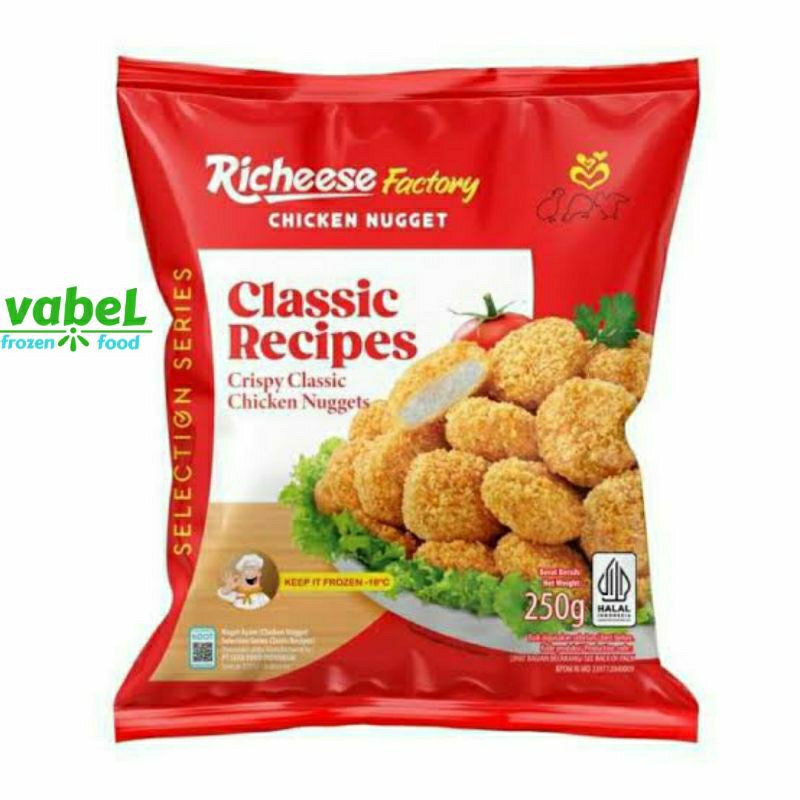 

Richeese Factory Chicken Nugget Classic Recipes 250gr