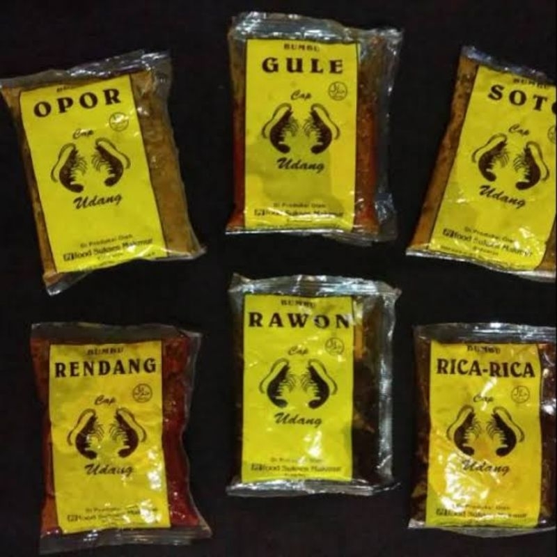 

bumbu cap udang soto rawon gule opor