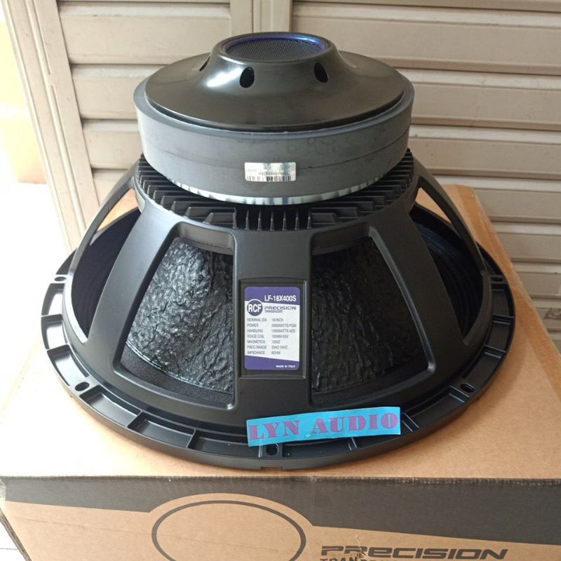 SPEAKER SUBWOOFER RCF LF18x400 DOUBLE MAGNET VC 4 INCH COATING KULIT JERUK 18x400 DOUBLE MAGNET