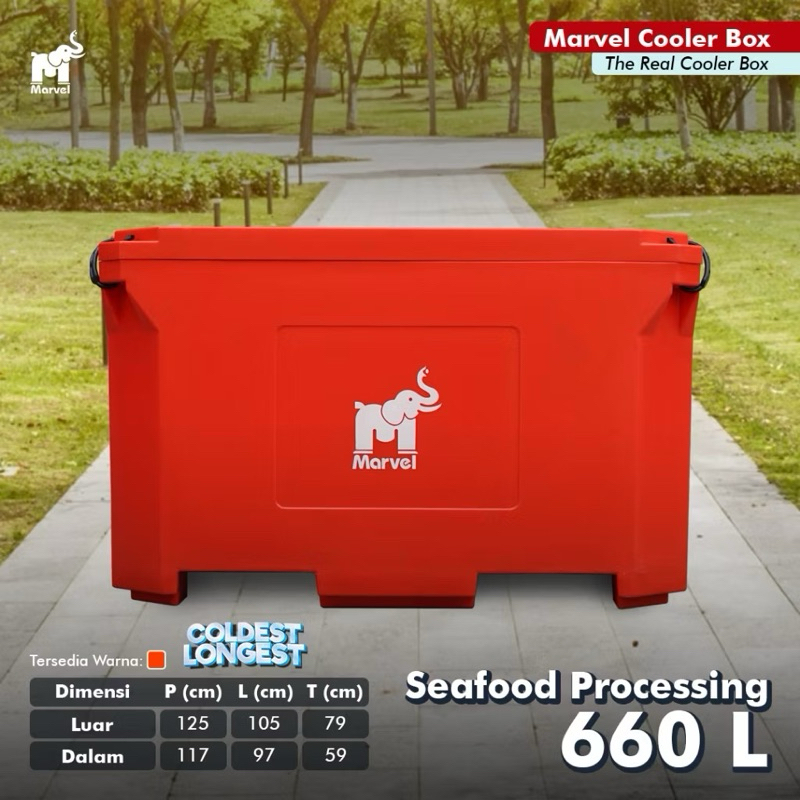 Cooler Box Es Besar 660 Ltr / Box Es Besar 660 Ltr Marvel