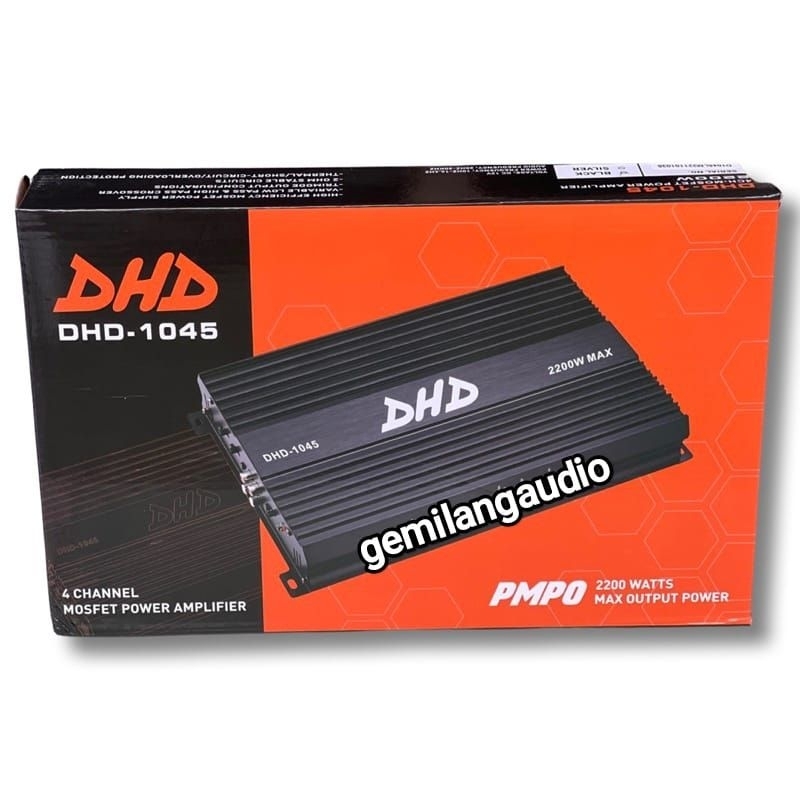 DHD Amplifier 4 Channel Mosfet 2200 Watts DHD-1045