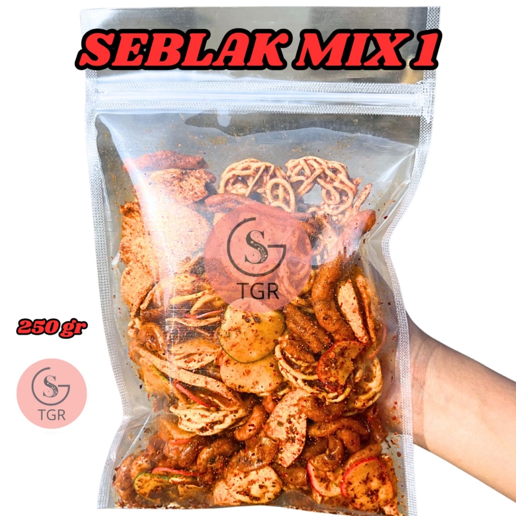 

Seblak Kering Pedas Daun Jeruk Mix 1 ( 250 Gram ) Snack Cemilan - Gst