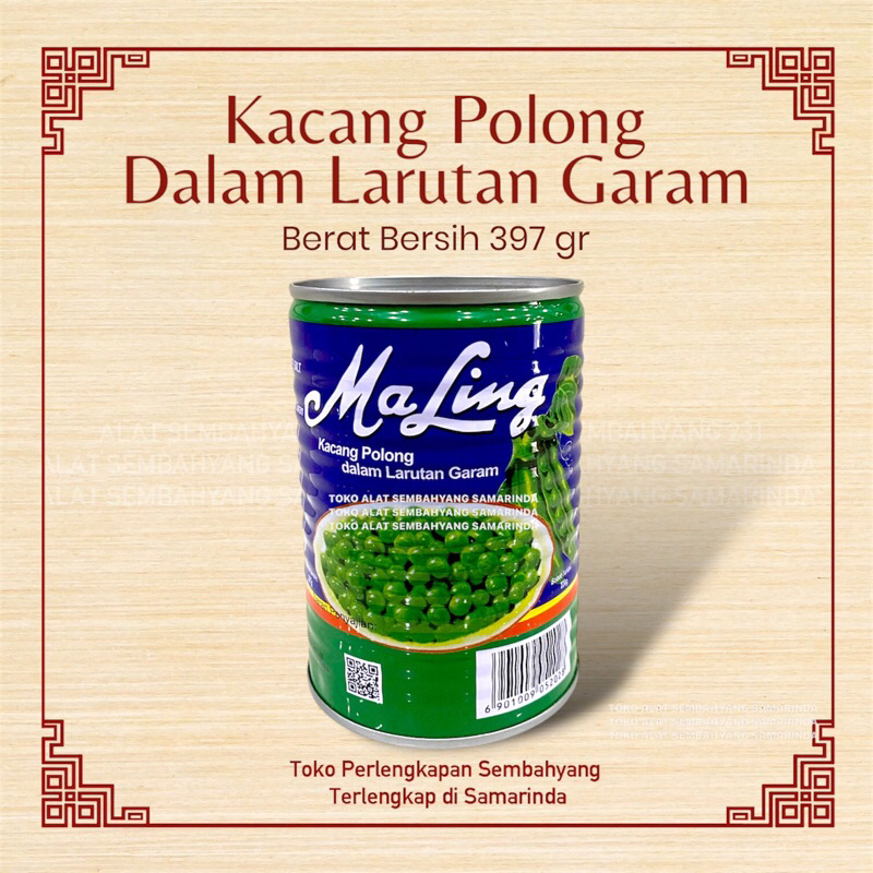 

Kacang Polong dalam Garam / Green Peas / MaLing