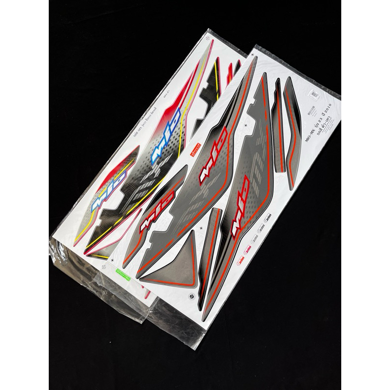 Striping yamaha mio mx 2010. Mio soul , mio soul mx , bahan kodak thailand sticker bodi mio soul MX 