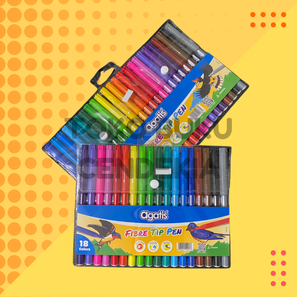 

AGATIS ECO FIBRE PEN/BULPOIN WARNA MERK AGATIS