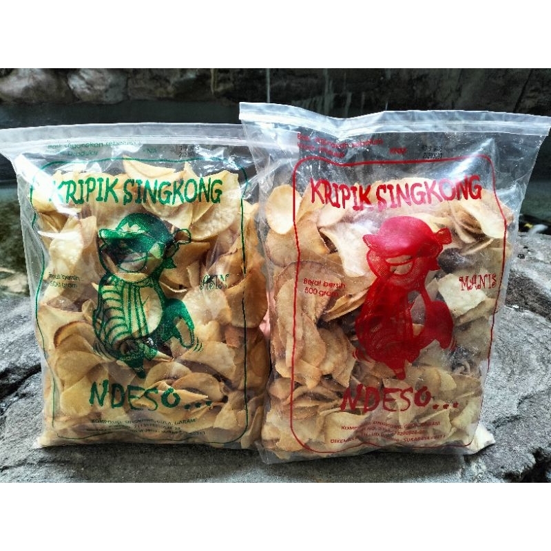 

Keripik kripik singkong malang MANIS & ASIN 500 gr Ed 9.2025