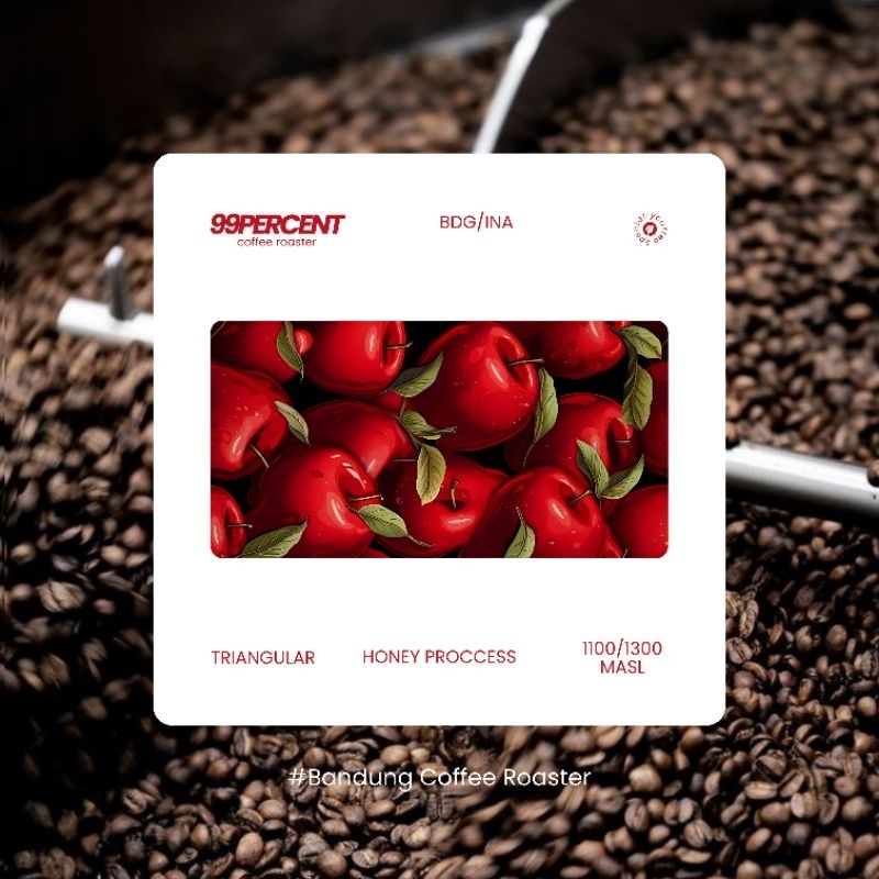 

biji kopi arabika tri angular honey filter roast 200 gr