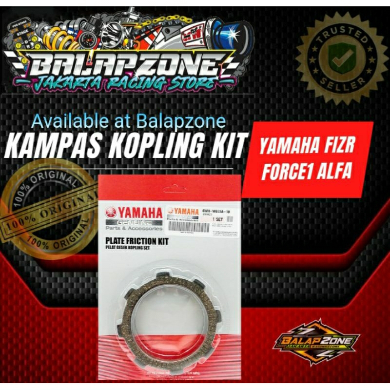 kampas kopling 4WH Original Yamaha pnp motor F1ZR Force 1 Alfa