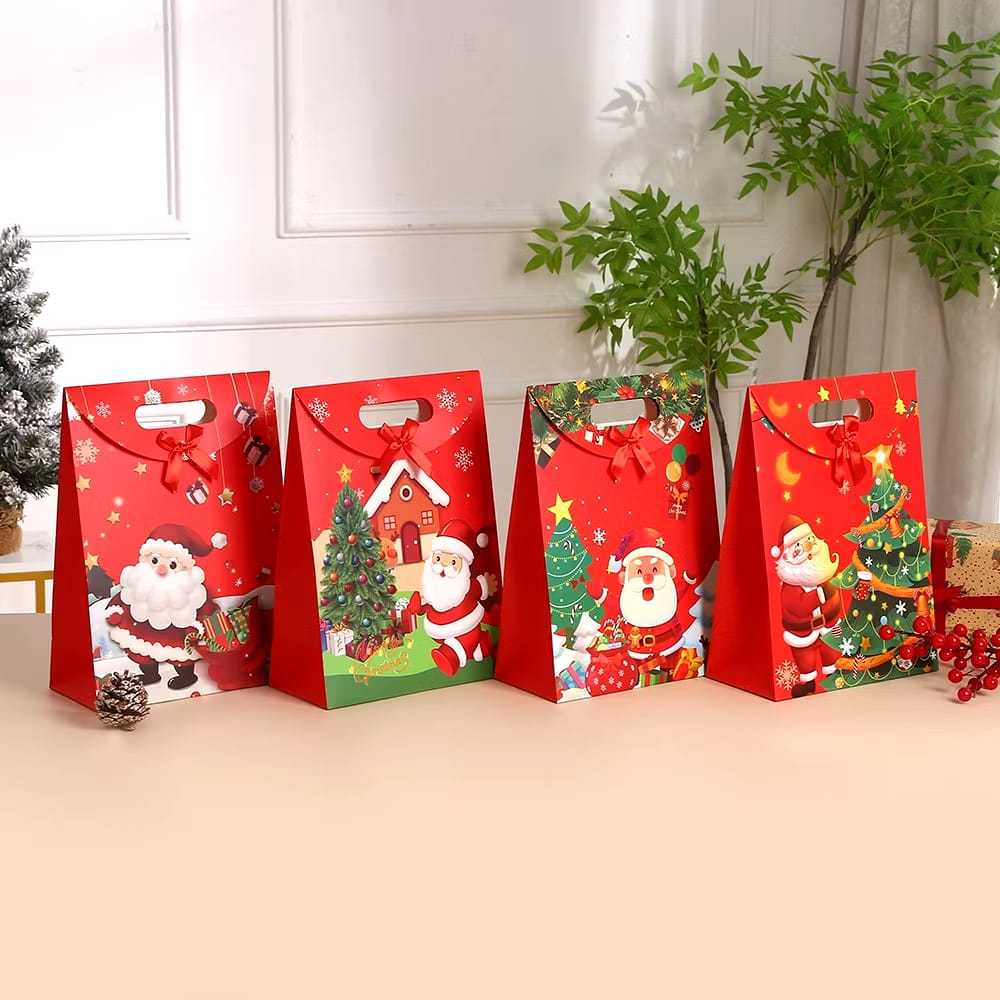 

Paper Bag Natal Goodie Bag Souvenir Kado Hampers Natal