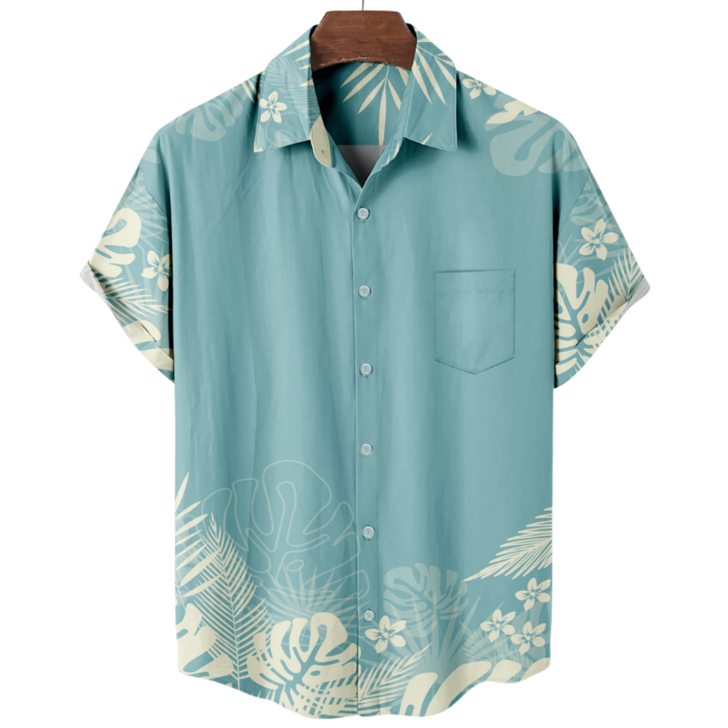 Kemeja Hawai Pria Floral Pastel Baju Pantai Kekinian