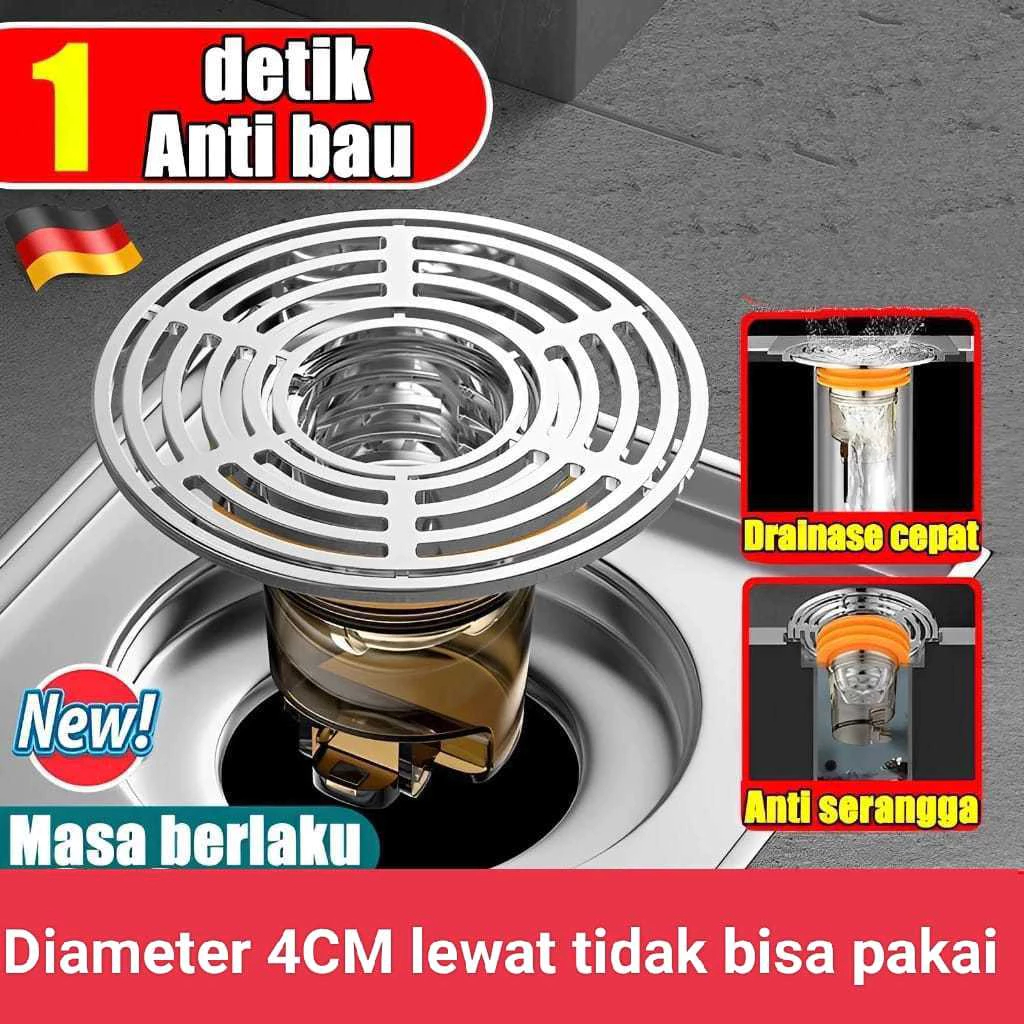 Saringan Air  Kamar Mandi Anti Bau / Kecoa / Tikus Wastafel Kamar Mandi Saluran Toilet