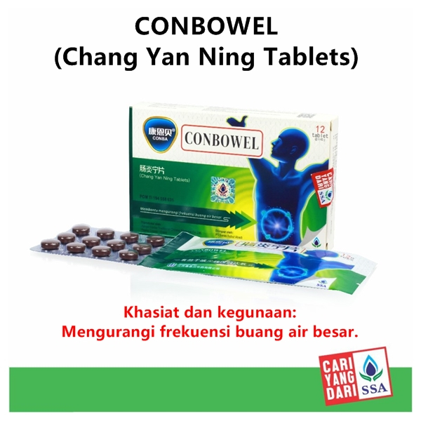 Conbowel herbal pereda diare obat sakit perut melilit kembung orang dewasa