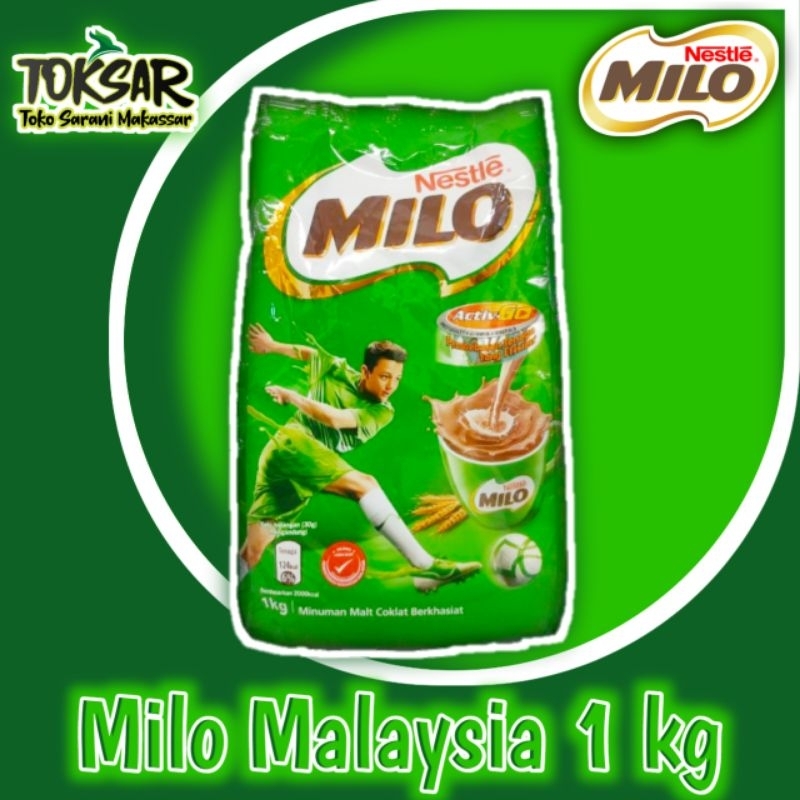 

Milo Malaysia 1kg Original (FREE Packing Dos) | Minuman Enak Malaysia