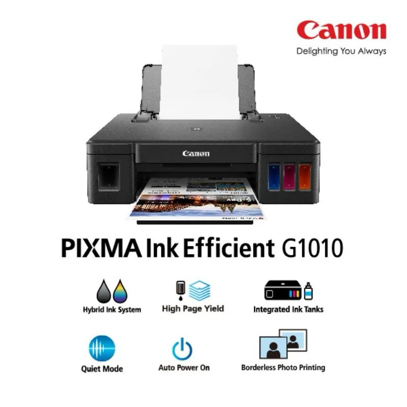 Printer Canon Ink Tank G1010 Tinta Original Garansi Resmi