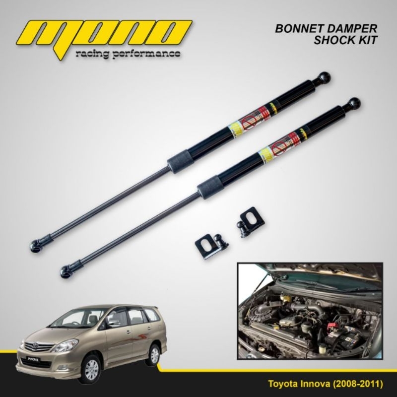 hood damper hidrolik kap mesin innova 2008 2009 2010 2011 2012 old lama