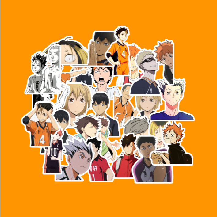 

Stiker Pack Anime HAIKYUU HP Laptop Tab Notebook Tumblr Casing Buku (28 pcs)