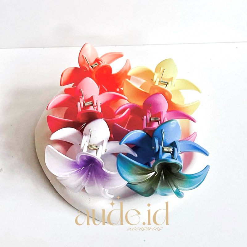 AUDE - Kamboja Hair Claw | Jepit Kamboja | Jepit Rambut Kamboja | Jepit Kamboja Besar | Jedai Kamboj