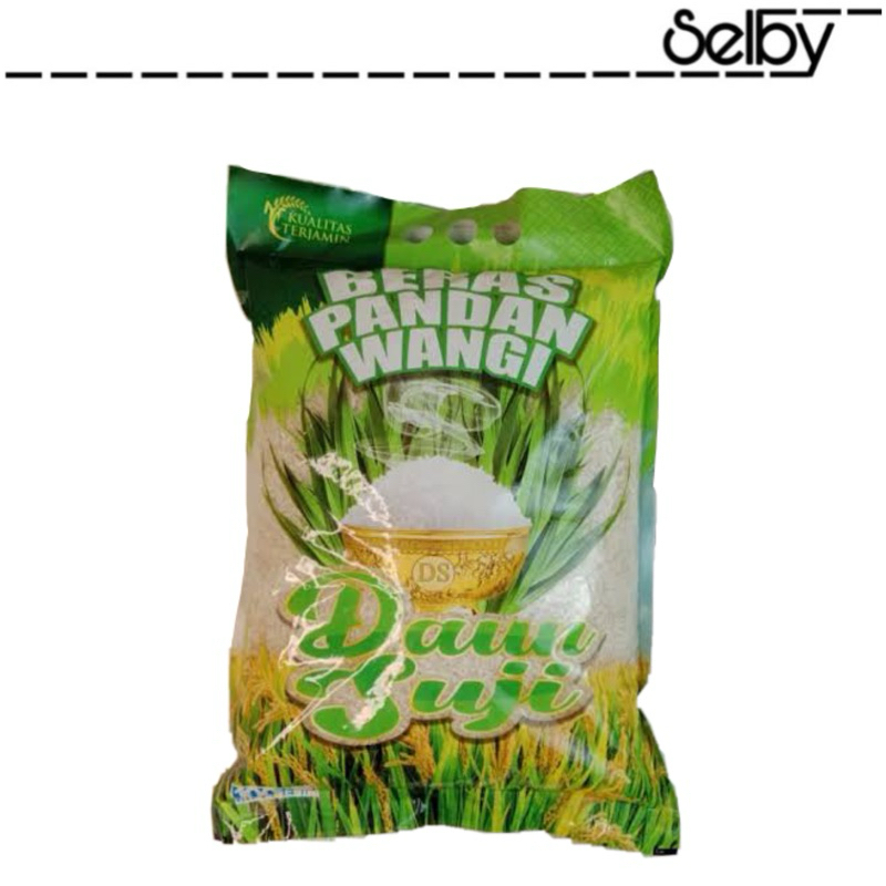 

❤️SELBY❤️ Beras Pulen Daun Suji Kemasan 5 Liter