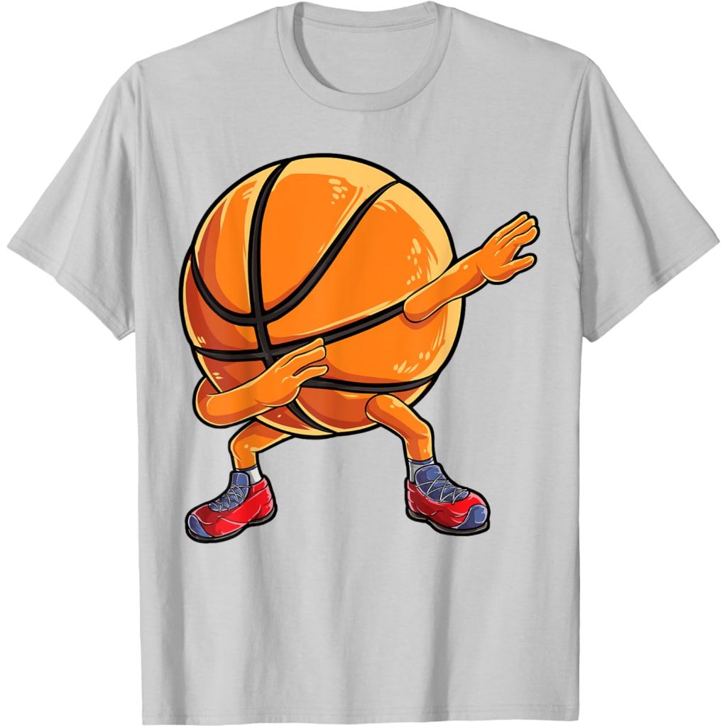 Baju Kaos Dewasa Dabbing Basketball Ball Funny Men Women Sports Player Dab T-Shirt Pakaian Fashion A