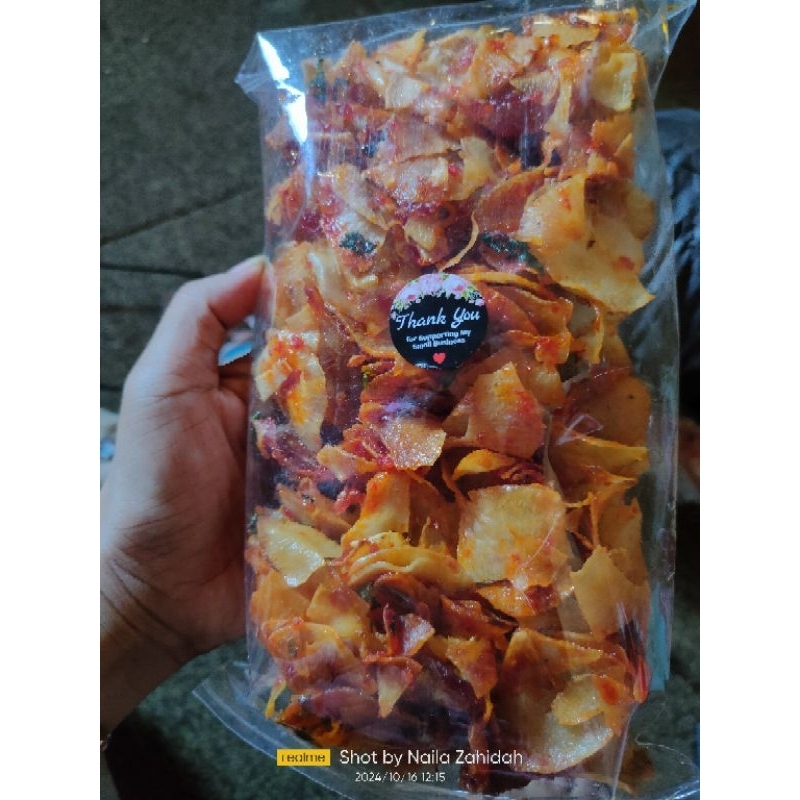 

keripik singkong balado pedas manis asin gurih