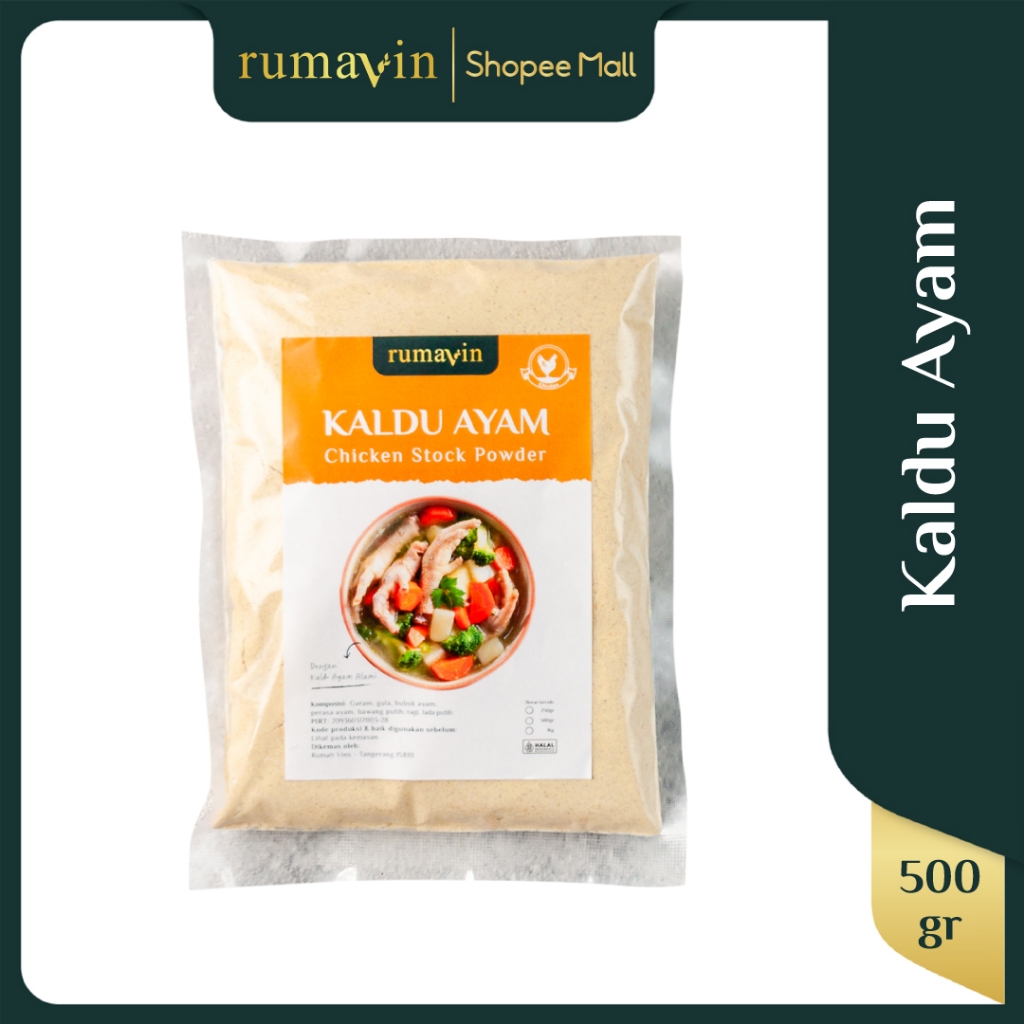 

RUMAVIN - Premium Kaldu Ayam 500gr