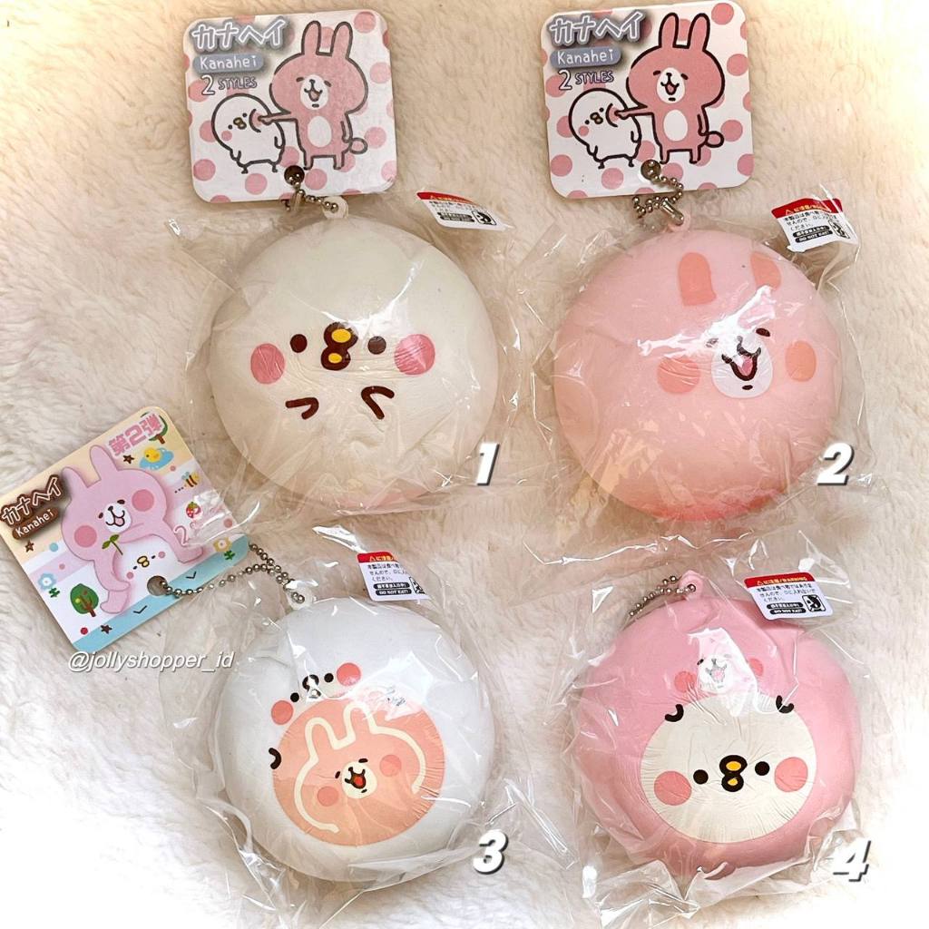[READY STOCK] Kanahei small animals Usagi Piske Mini Bun Squishy / BNIP Impor