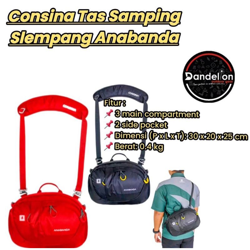 Consina Tas Samping Selempang Anabanda