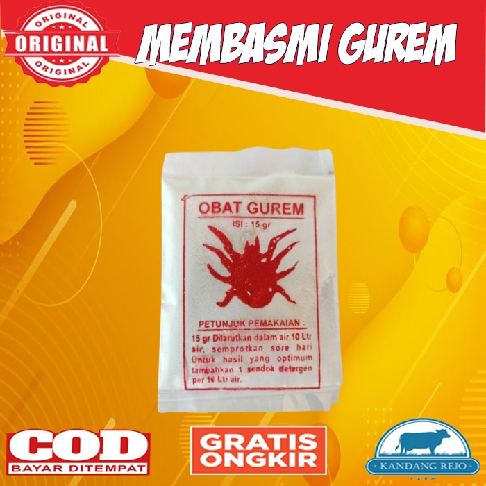 OBAT GUREM KUTU AYAM JAMUR PEMBASMI HAMA SEMUT AMPUH MURAH 15gr