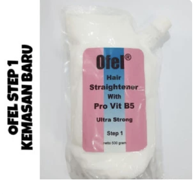 Ofel Hair Straightener Ultra Strong Step 1 - Pouch 500 gram (Kemasan BARU)