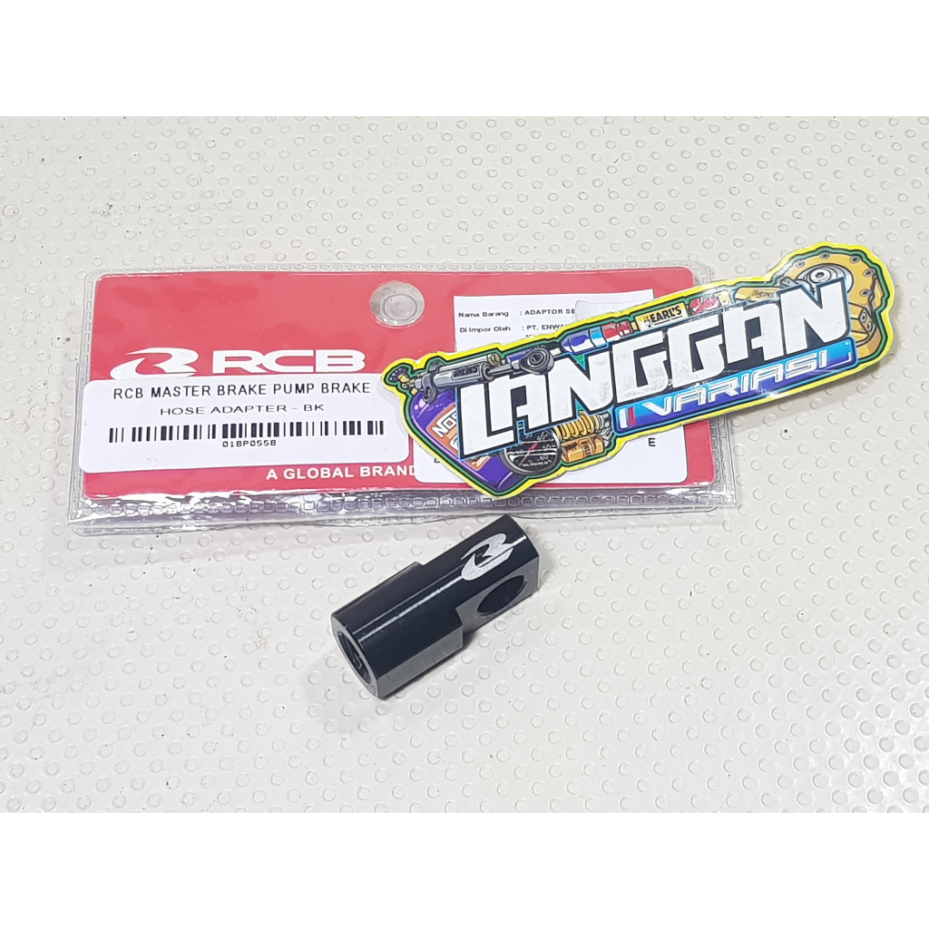 Konektor Adaptor Adapter Hose Brake Master Rem Atas RCB Radial Ke Nepel Selang Bengkok
