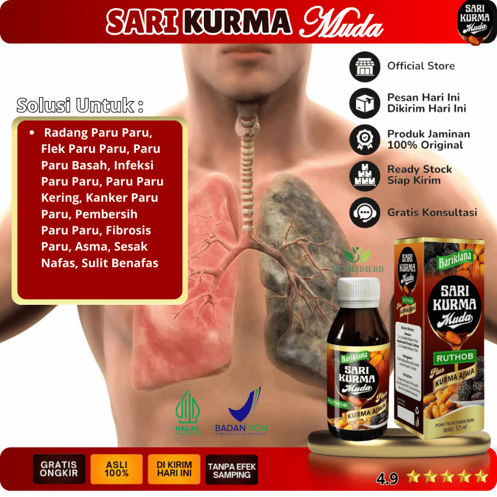 Obat Radang Paru Paru, Flek Paru Paru, Paru Paru Basah, Infeksi Paru Paru, Paru Paru Kering, Kanker 