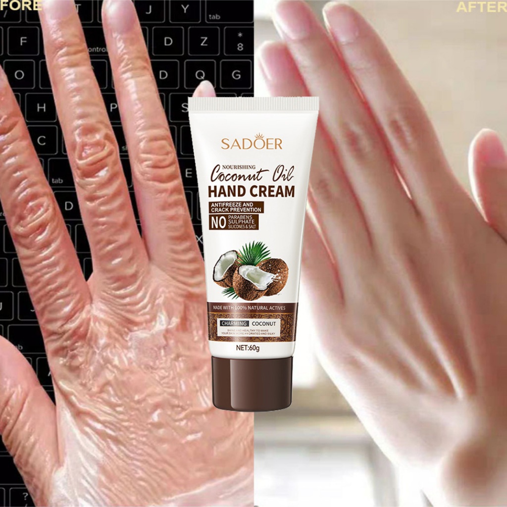 hand cream Krim Tangan Cream Tangan Keriput Dan Kasar Asli 60g cream pemutih tangan Whiten Moisturiz