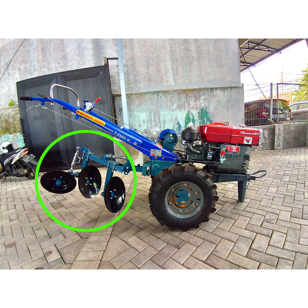 Disc Plough - 2 Mata Singkal Cakram Traktor Bajak Piringan Parabola ( Sejenis Bajak Parabola Super )