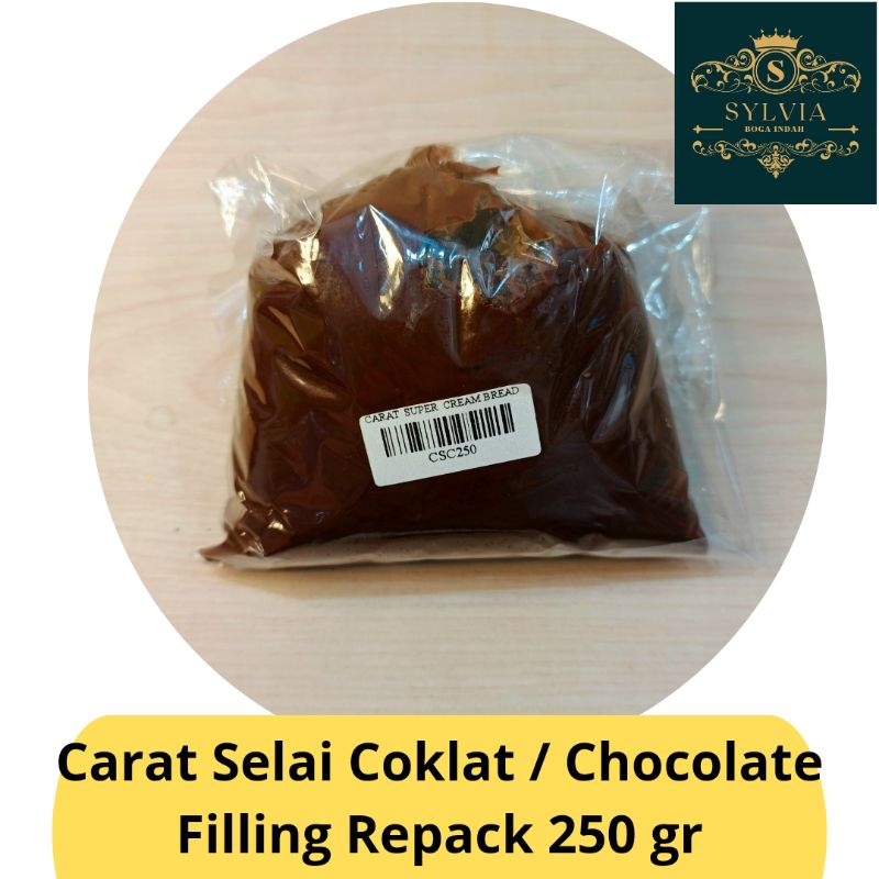 

Selai Coklat CARAT / Chocolate Filling Supercrem Breadline Repack 250 gr