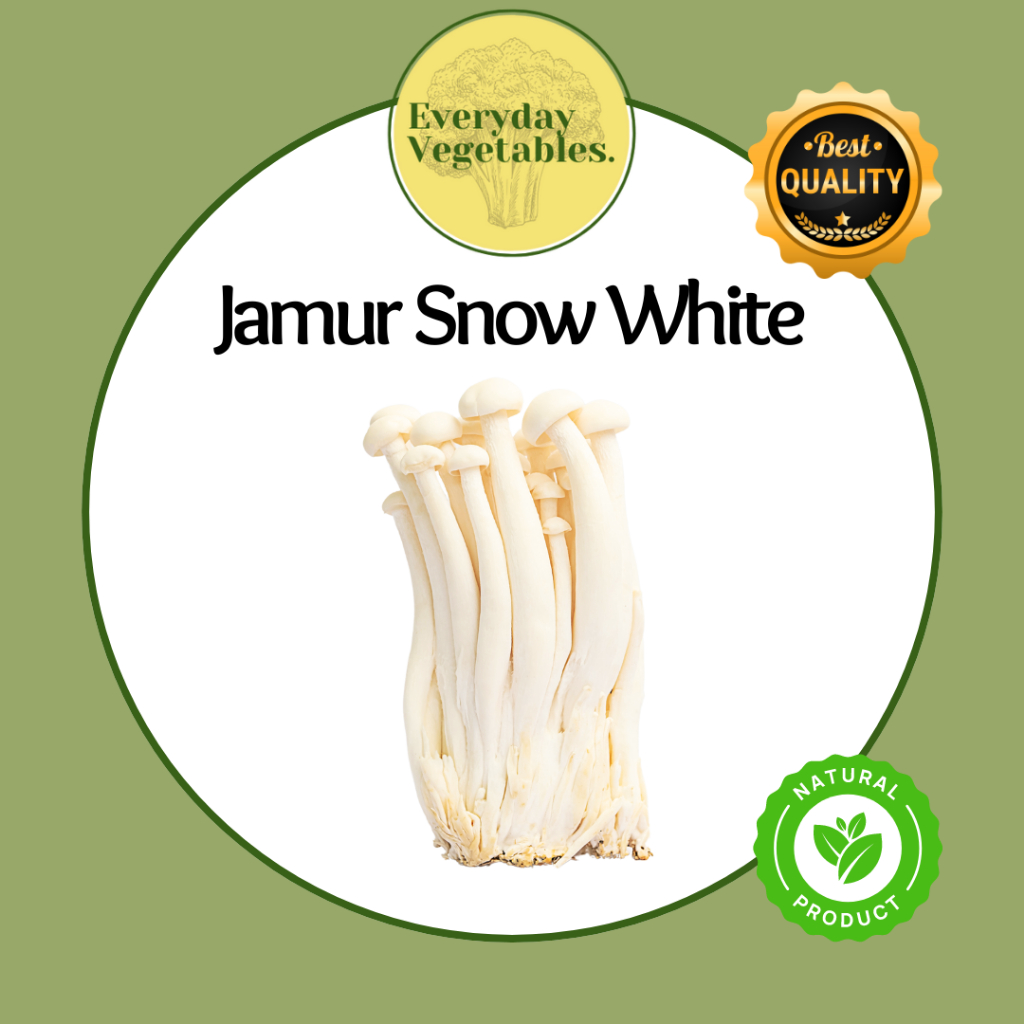 

Jamur Snow White / White Crab Mushroom per Pack @150gr