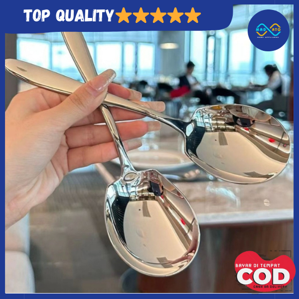 CENTONG SAYUR STAINLES 304 CENTONG NASI STAINLESS STEEL CENTONG SAYUR SENDOK BESAR KUAH SERBAGUNA TE