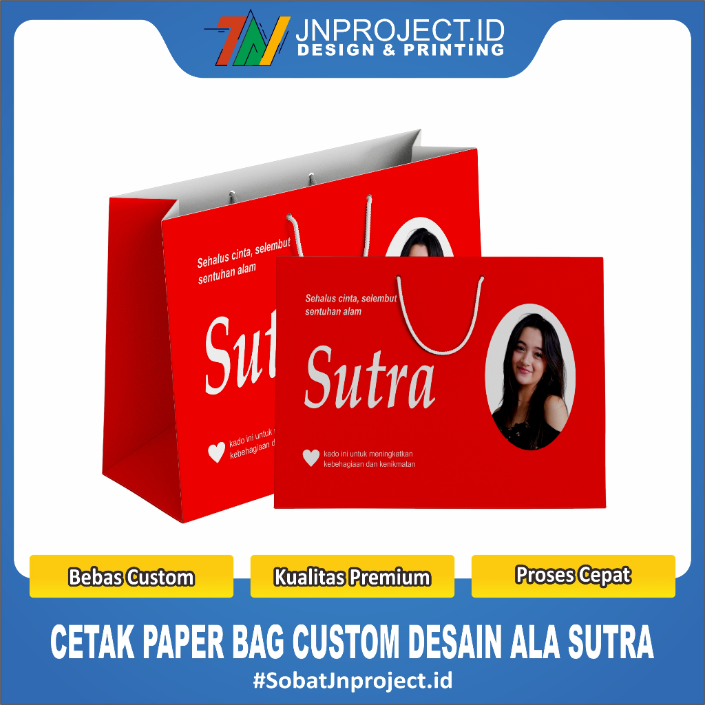 

Paper Bag Kado Custom Ala Kantong Sutra Edition | TERMURAH