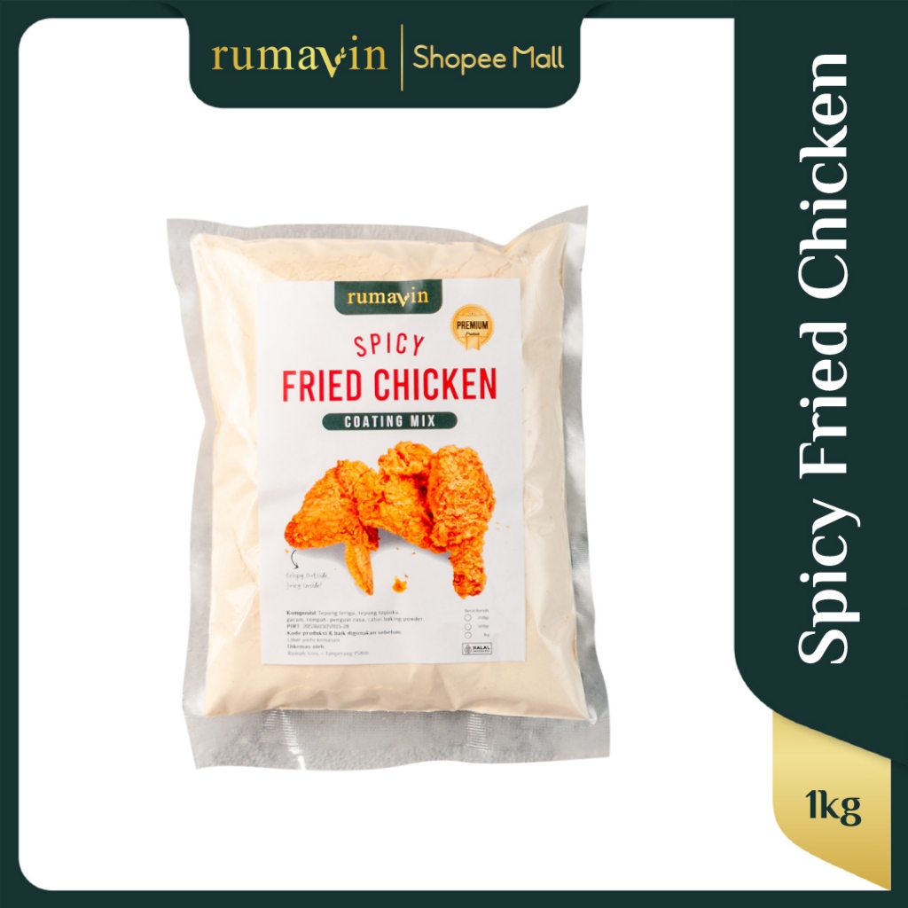 

RUMAVIN - Premium Tepung Spicy Fried Chicken 1kg