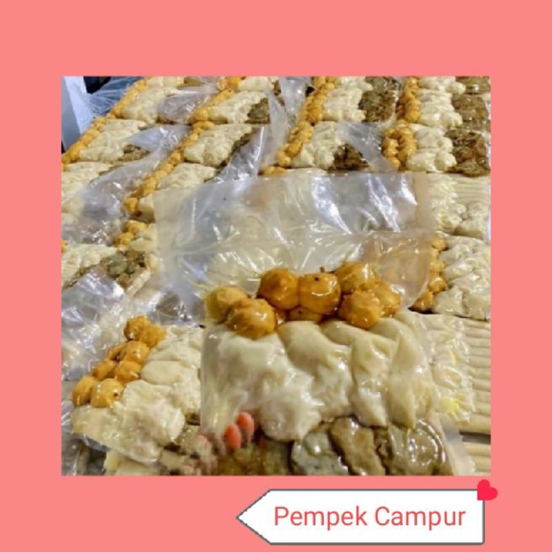 

Pempek Ikan Asli Palembang kombinasi ( isi 25 pcs)