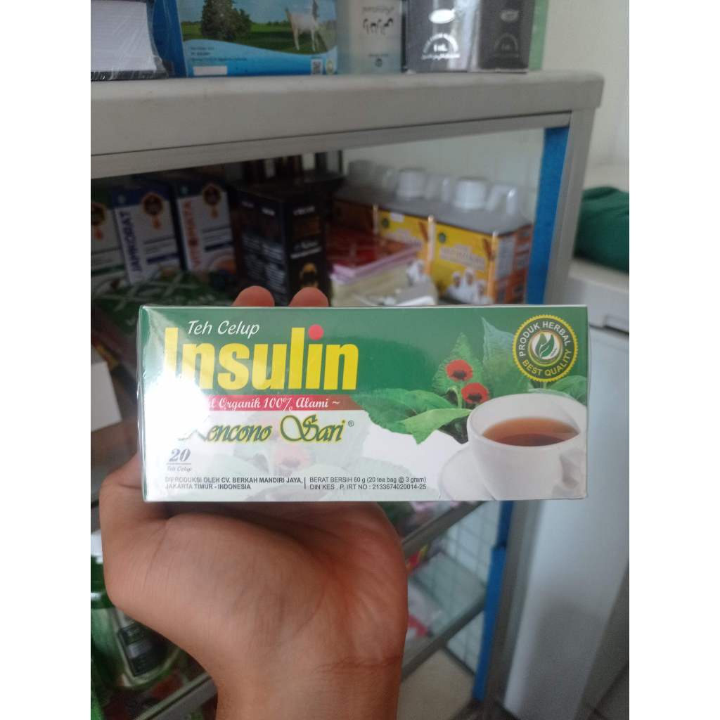 

Teh Celup Insulin Kencono Sari Teh Obat Herbal Diabetes Asli Original