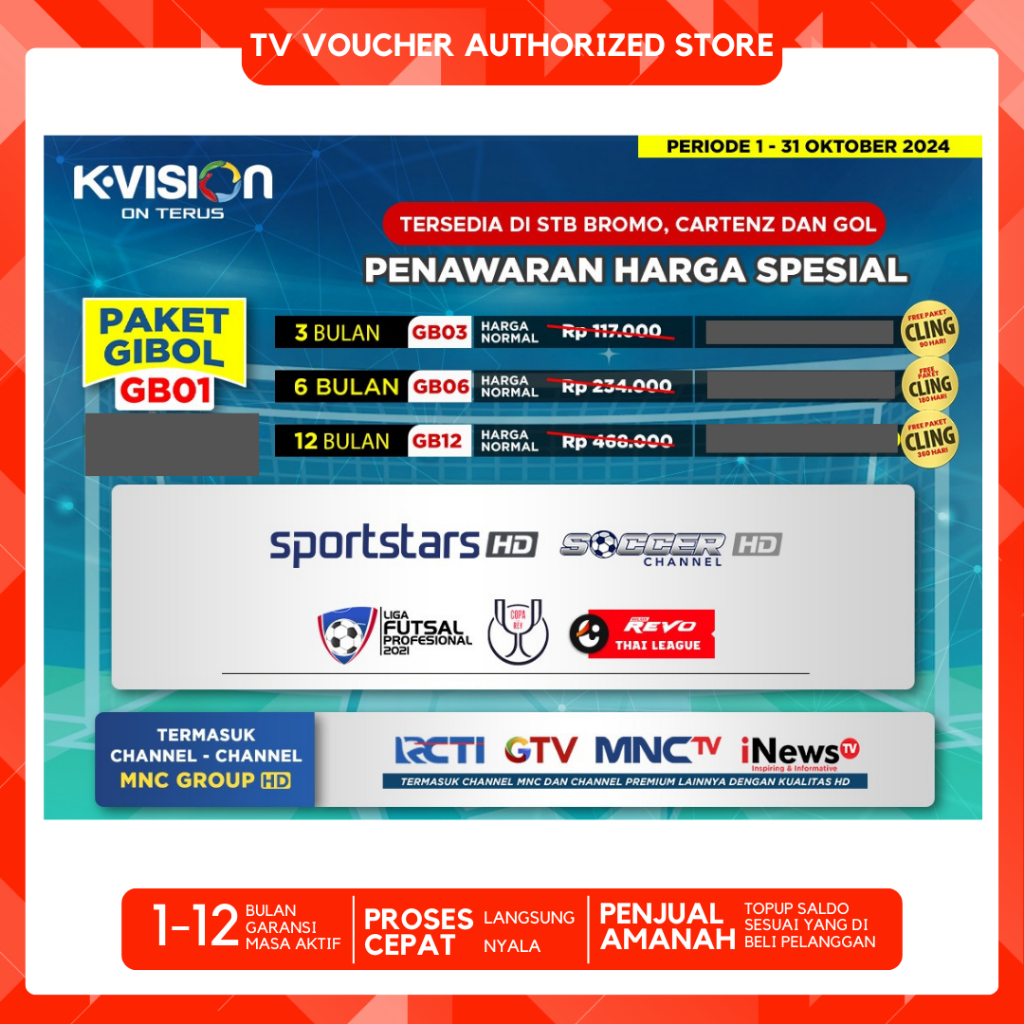 Paket GIBOL KVISION GB01 K-Vision