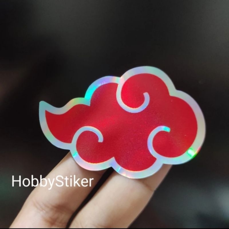 

Stiker anime naruto akatsuki premium hologram