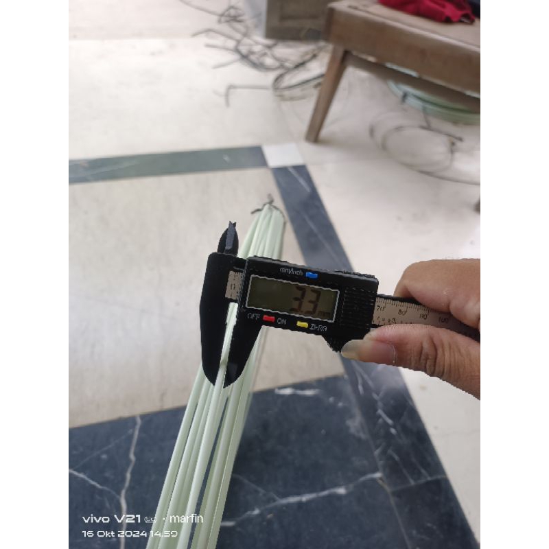 RUJI FIBER UK 3,3 MM WARNA PUTIH