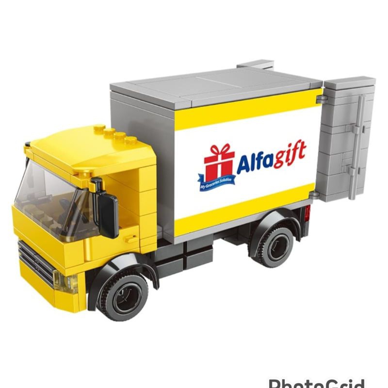 BRICK ALFAMART LOGISTIC TRUCK LEGO TRUCK LOGISTIC ALFAMART