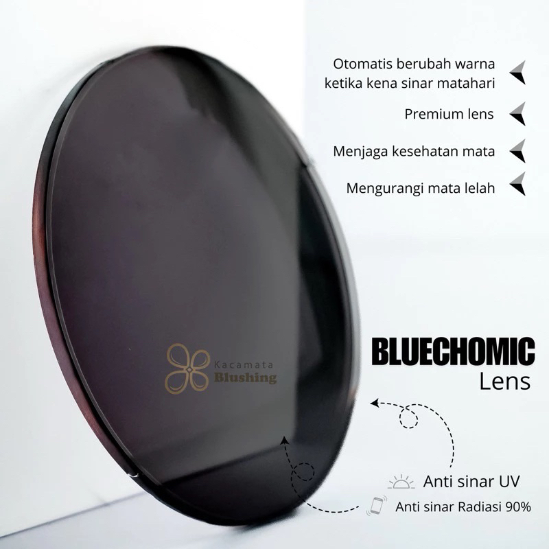 KACAMATA BLUSHING Lensa Bluecromic Minus -5.25 Sampai -6.00