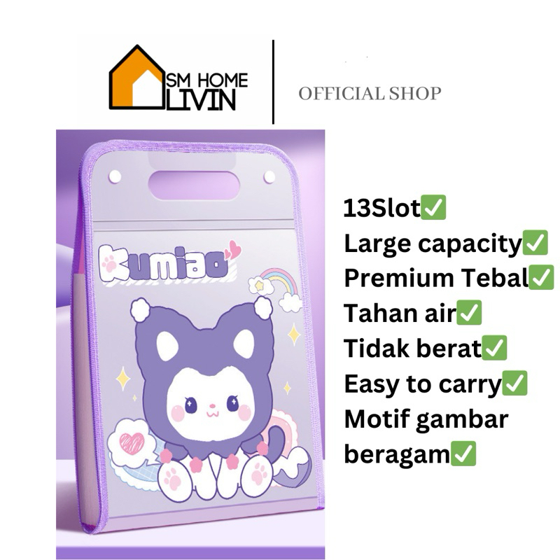 

SM HOME- FILE ORGANISER TAS SIMPAN KERTAS MAP LUCU PREMIUM