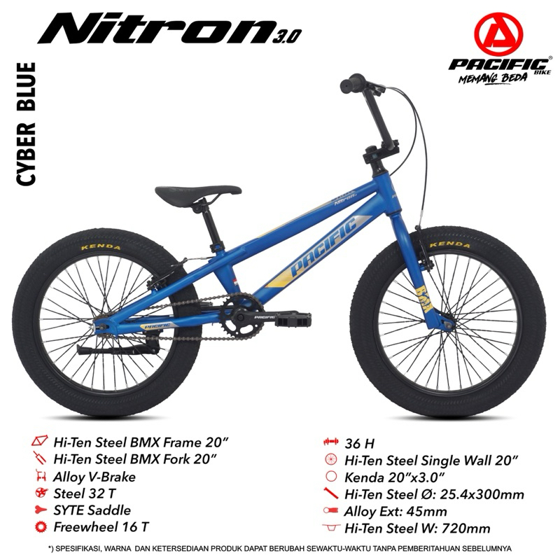 Sepeda Anak BMX 20 Pacific Nitron 3.0